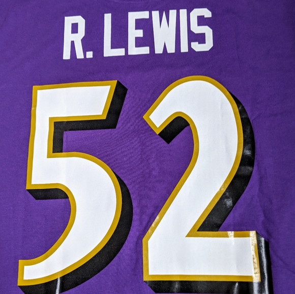 NWT Mitchell and Ness Ray Lewis T-Shirt Ravens - Picture 3 of 7